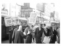 New York, Broadway, Jack Dempsey's, Streik - 044